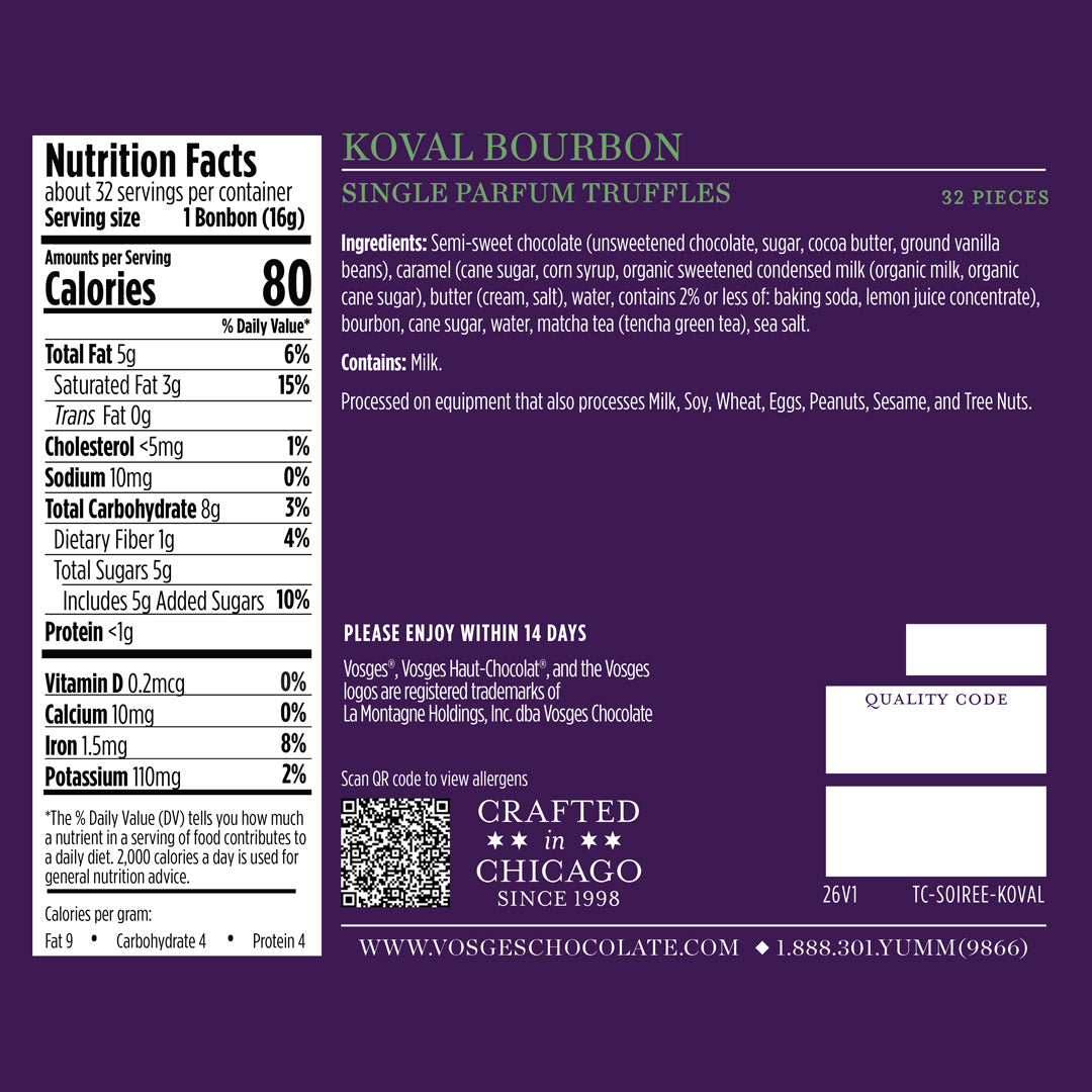 Koval Bourbon Bonbons