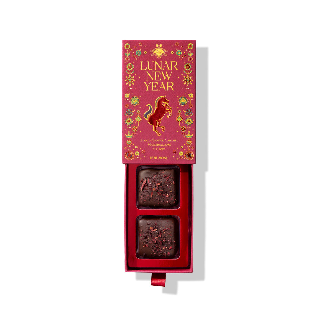 Lunar New Year Blood Orange Caramel Marshmallows