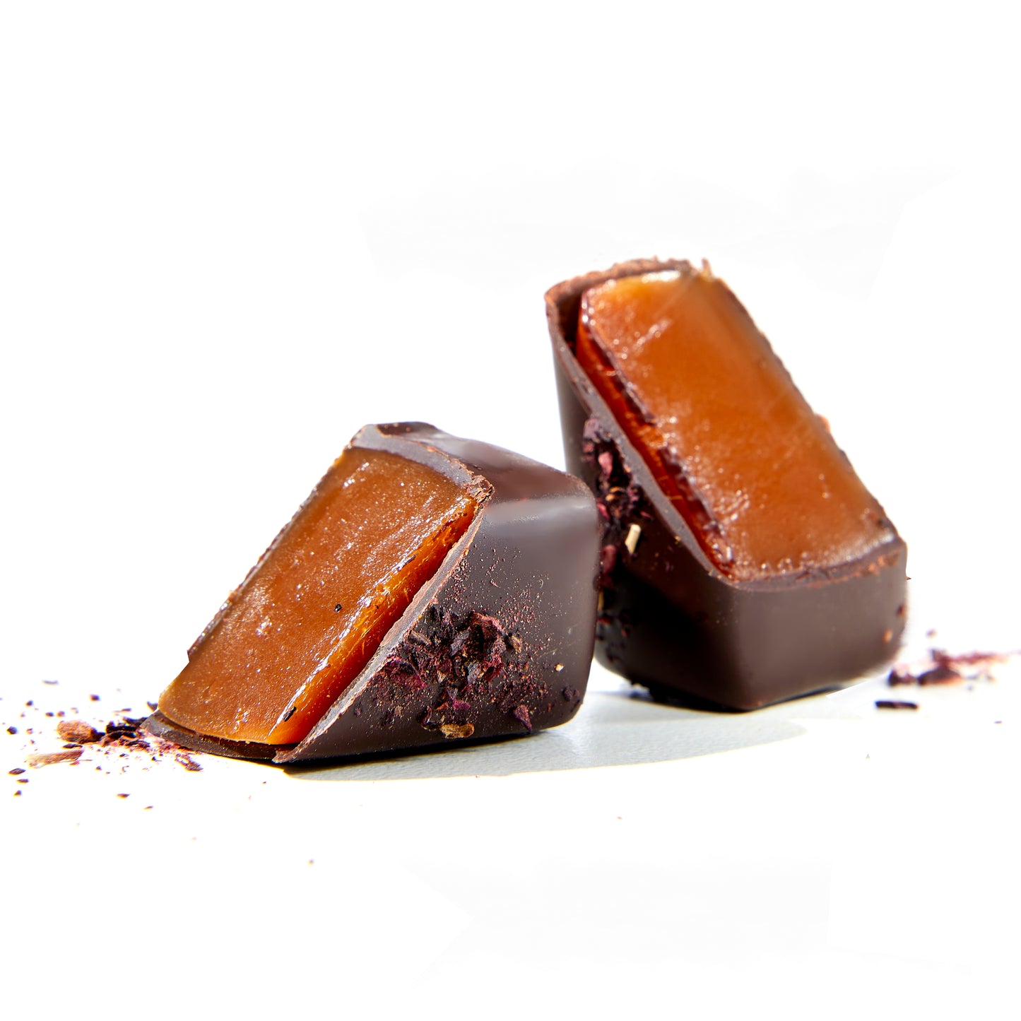 Blood Orange Hibiscus Caramels