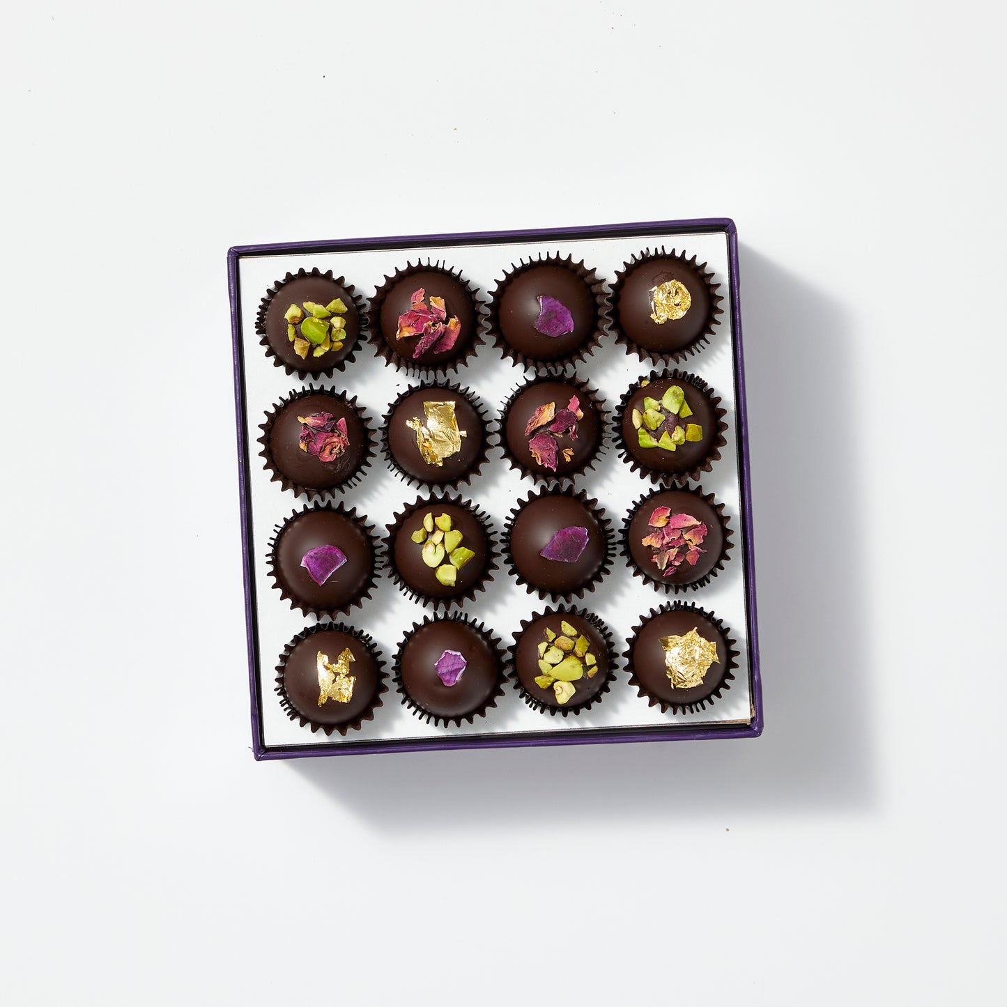 High-Phenolic Olive Oil and Dark Chocolate Vegan Truffles